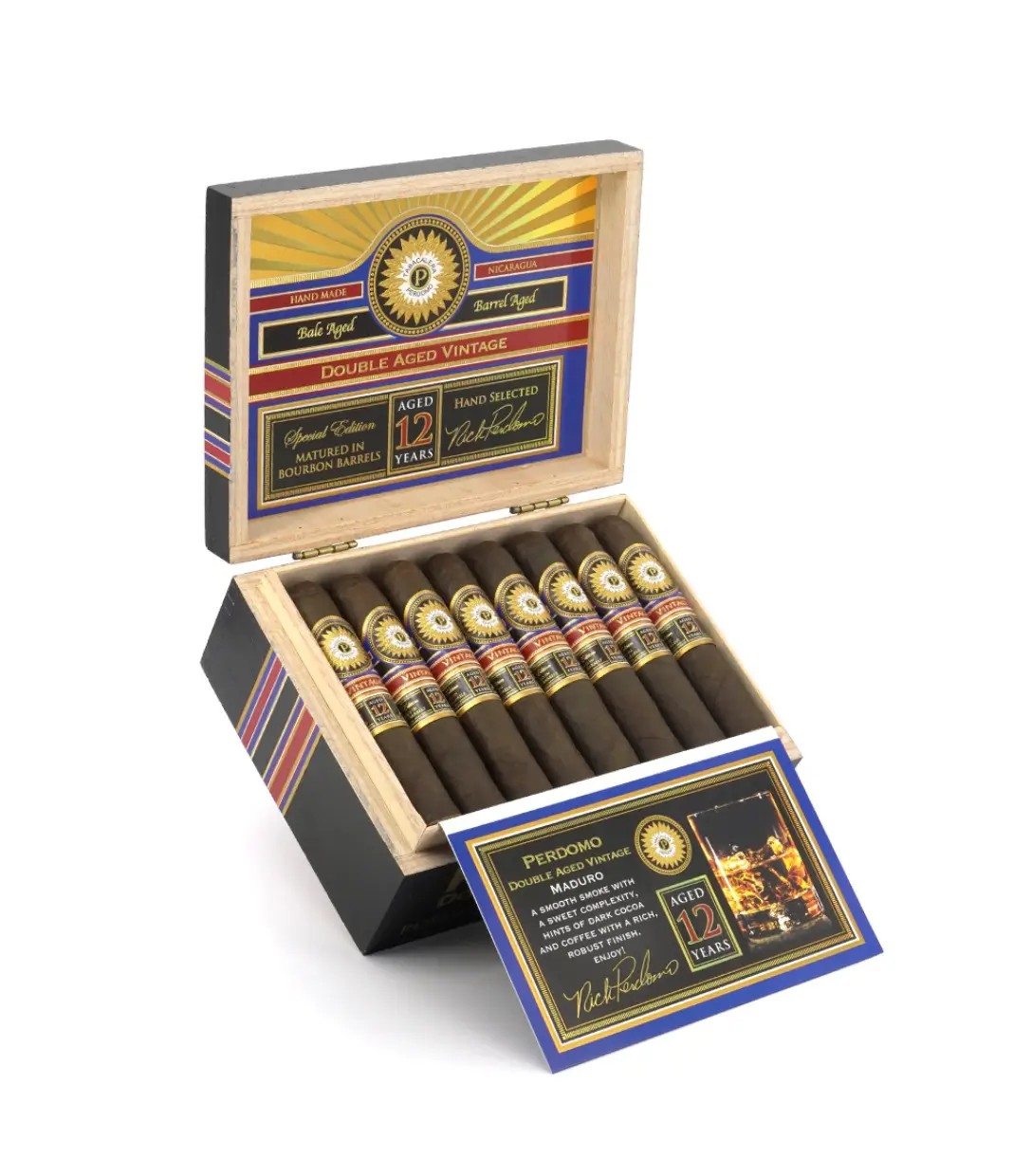 Perdomo Double Aged 12 Year Vintage Maduro Robusto Cigar — Single