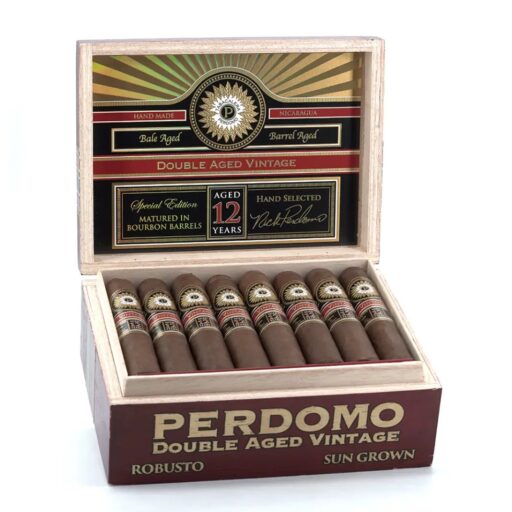 Perdomo Double Aged 12 Year Vintage Sun Grown Robusto Cigar — Single