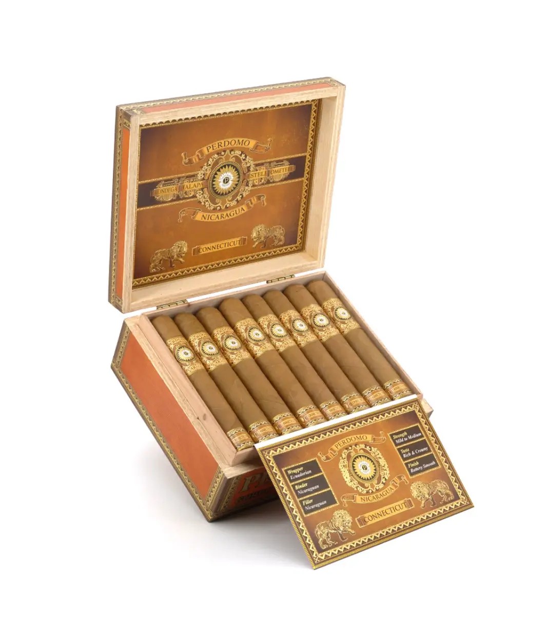 Perdomo Nicaragua Bourbon Barrel Aged Connecticut Gordo Cigar — Single