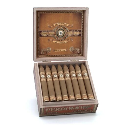 Perdomo Nicaragua Bourbon Barrel Aged Connecticut Torpedo Cigar — Single