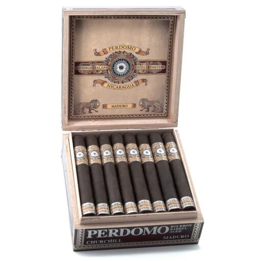 Perdomo Nicaragua Bourbon Barrel Aged Maduro Churchill Cigar — Single