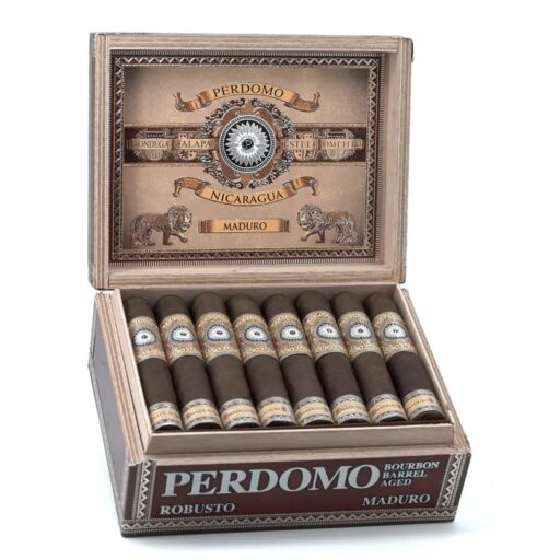 Perdomo Nicaragua Bourbon Barrel Aged Maduro Robusto Cigar — Single