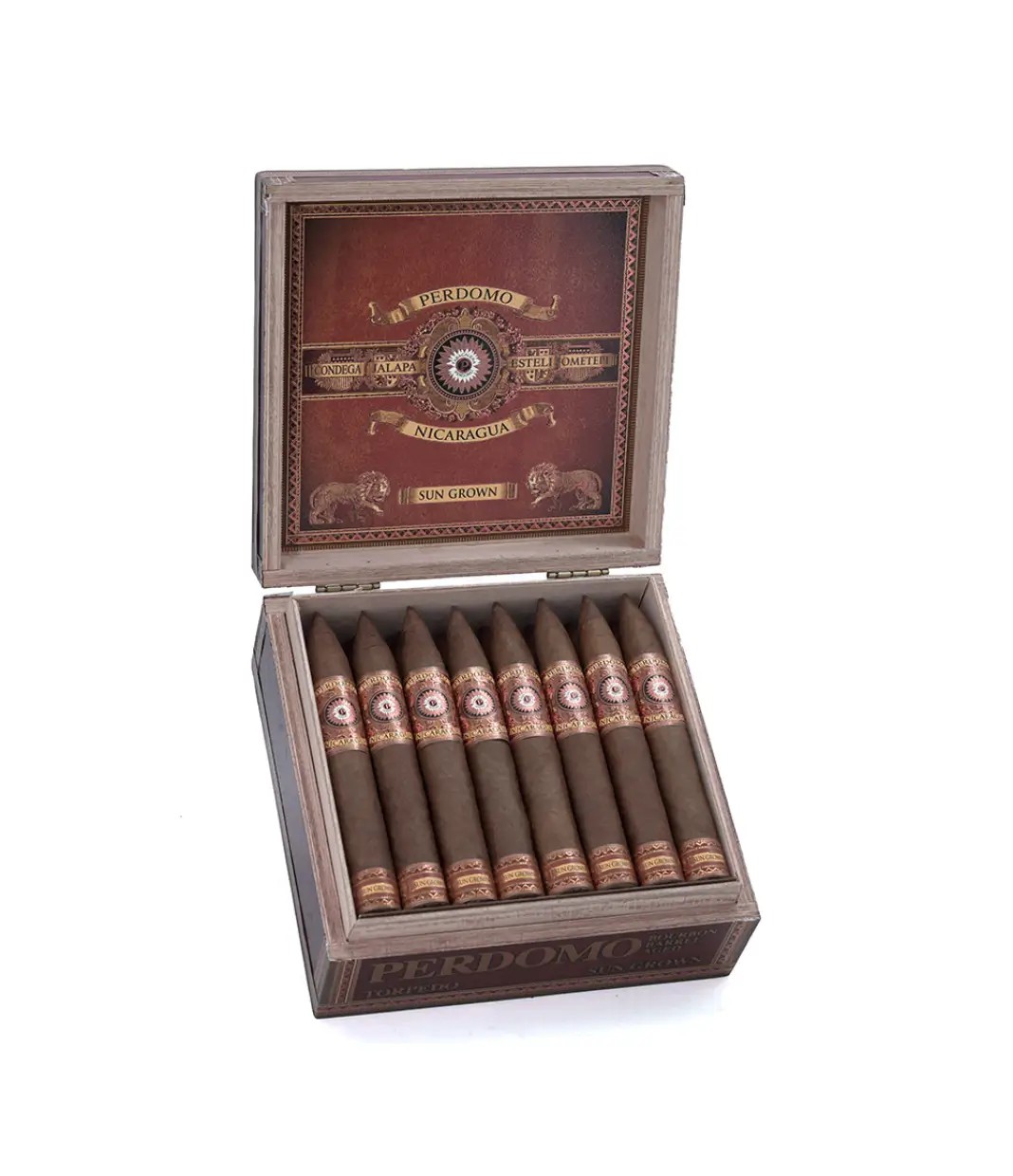 Perdomo Nicaragua Bourbon Barrel Aged Sun Grown Torpedo Cigar — Single