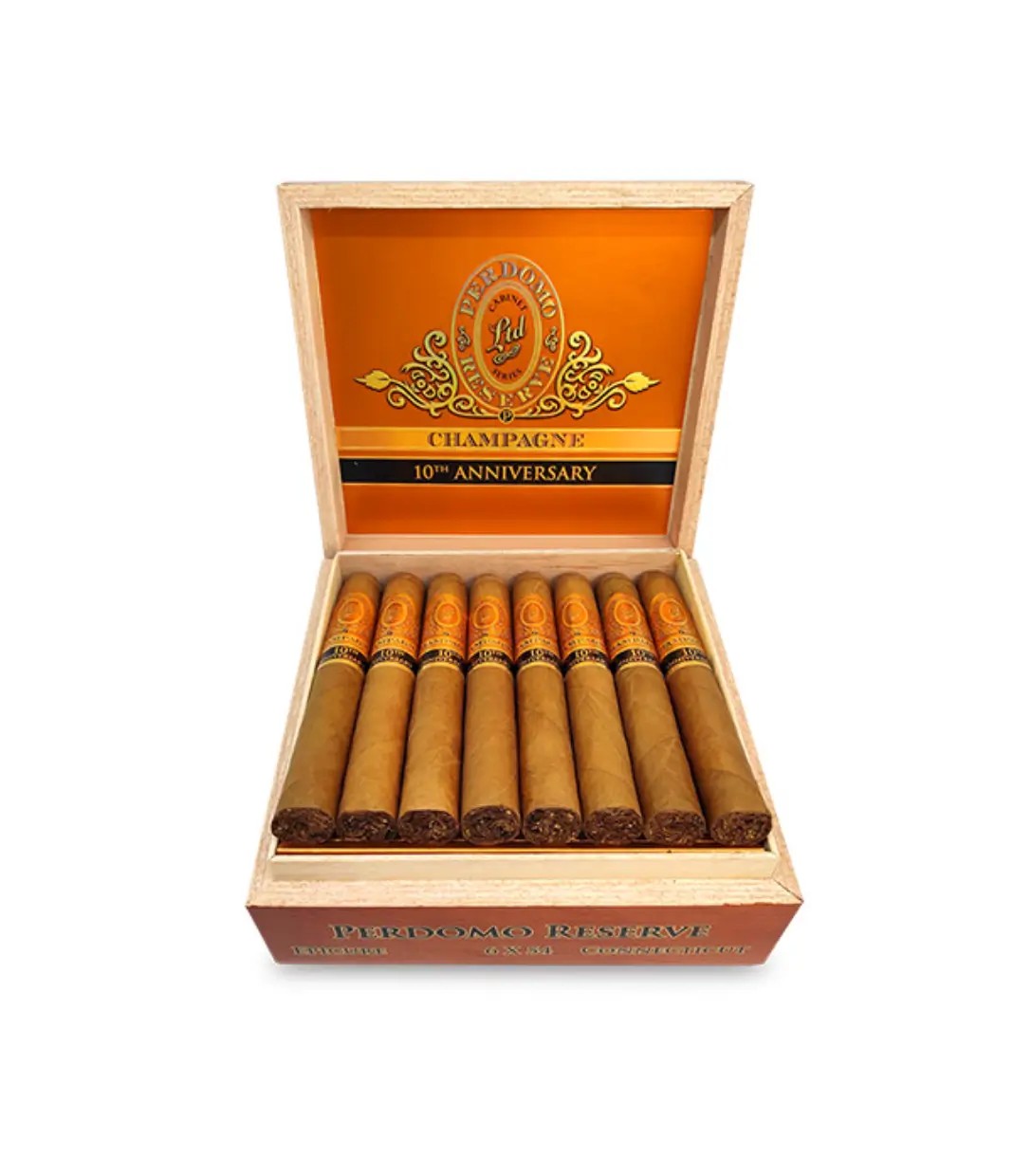 Perdomo Reserve 10th Anniversary Connecticut Epicure Cigar — Box of 25
