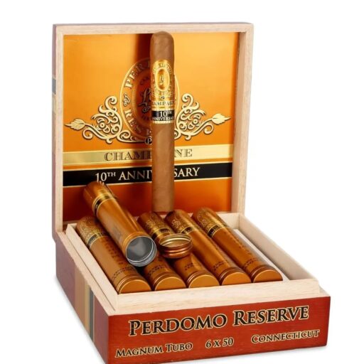 Perdomo Reserve 10th Anniversary Connecticut Magnum 50 Tubo Cigar — Single