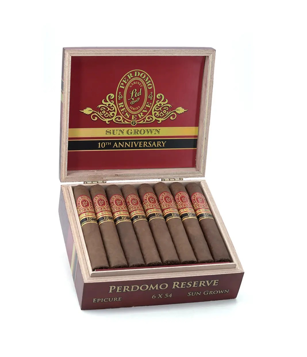 Perdomo Reserve 10th Anniversary Sun Grown Epicure Cigar — Box of 25