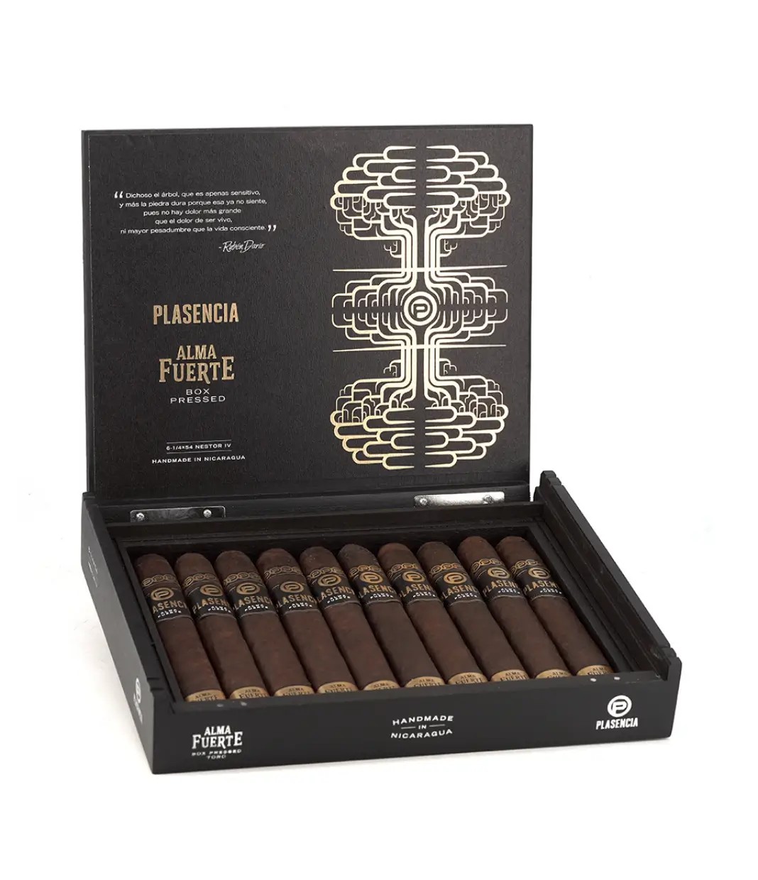 Plasencia Alma Fuerte Nestor IV Cigar — Box of 10