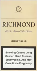Richmond Cherry Gold Super Slims 100s — Carton (10 × 20 pack)
