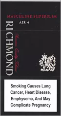 Richmond Masculine Super Slims 100s — Carton (10 × 20 pack)