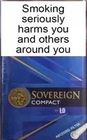 Sovereign Compact Blue — Carton (10 × 20 pack)