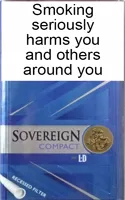 Sovereign Compact Silver — Carton (10 × 20 pack)