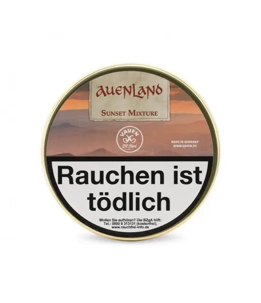 Vauen Auenland Sunset Pipe Tobacco Pipe Tobacco — Box of 5 × 50g tins