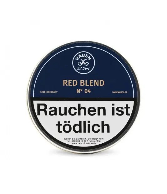 Vauen Red Blend Pipe Tobacco Pipe Tobacco — Box of 5 × 50g tins