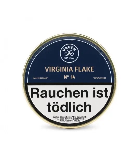 Vauen Virginia Flake Pipe Tobacco Pipe Tobacco — Box of 5 × 50g tins
