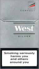West Silver Compact — Carton (10 × 20 pack)